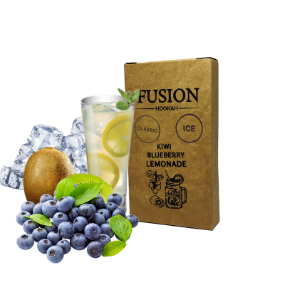 Табак Fusion Classic Ice Kiwi Blueberry Lemonade (Лимон Киви Голубика Лёд, 100 г)