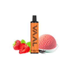 VAAL 1500 Strawberry ice cream (Клубничное Мороженое) Одноразовый POD