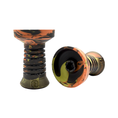 Глиняная чаша Lavart Caldera Bright (оранжевый с жёлтым)