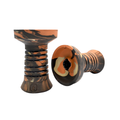 Глиняная чаша Lavart Caldera Bryce (оранжевый с белым)