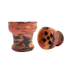 Глиняная чаша Lavart Nedra Inferno (оранжевый с красным)