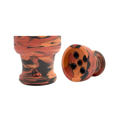 Глиняная чаша Lavart Nedra Inferno (оранжевый с красным)