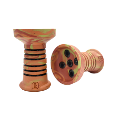 Глиняная чаша Lavart Spectra Sunset (оранжевый с красным и жёлтым)