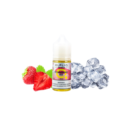 Рідина Elfliq Strawberry ice (Полуниця Лід, 50 мг, 30 мл)