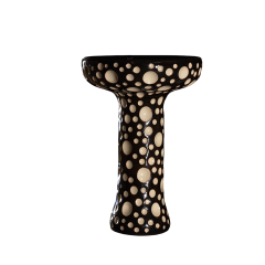 Глиняная чаша Etna Phunnel Dot Black (Чёрный)