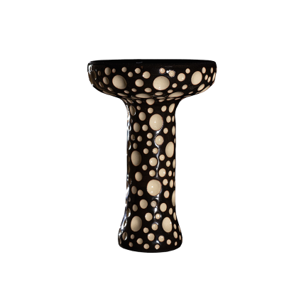 Глиняная чаша Etna Phunnel Dot Black (Чёрный)