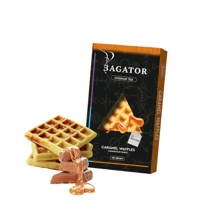 Кальянная чайная смесь Bagator Hookah Tea Caramel wafles (Карамель Вафли, 50 г)
