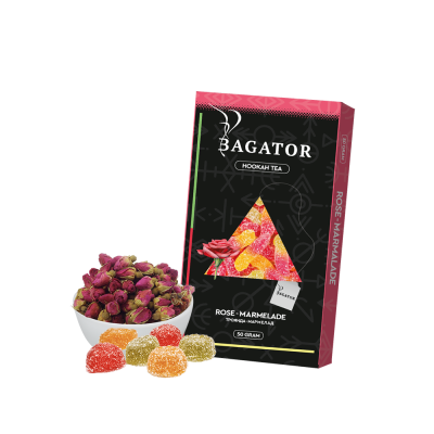 Кальянная чайная смесь Bagator Hookah Tea Rose Marmalade (Роза Мармелад, 50 г)