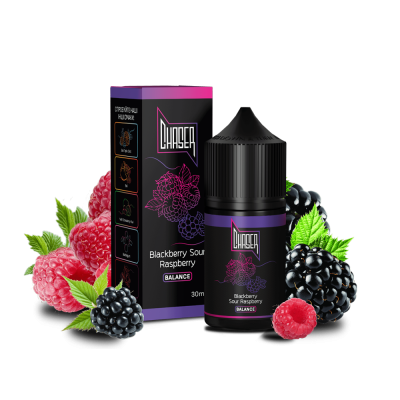 Рідина Chaser Black Blackberry Sour Raspberry Balance (Ожина Кисла Малина, 50 мг, 30 мл)