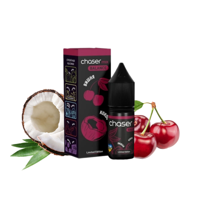 Жидкость Chaser Mix Cherry Coconut Balance (Вишня Кокос, 50 мг, 10 мл)