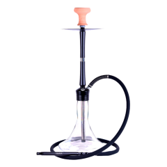 Кальян Yahya NL-05 Silver (чёрный, полный комплект)