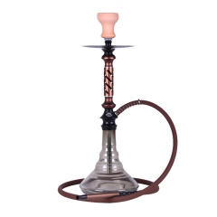 Кальян Yahya Spiral Brown (коричневый, полный комплект)