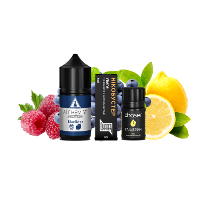 Набор для самозамеса Alchemist Salt BlueRazz (БлюРазз, 50 мг, 30 мл)