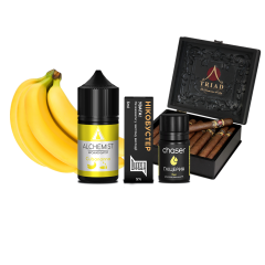 Набор для самозамеса Alchemist Salt CubanaBanana (Кубана Банана, 50 мг, 30 мл)