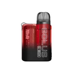 Smok Solus G-Box Kit 700 Transparent Red (Красный, с картриджем) Многоразовый POD