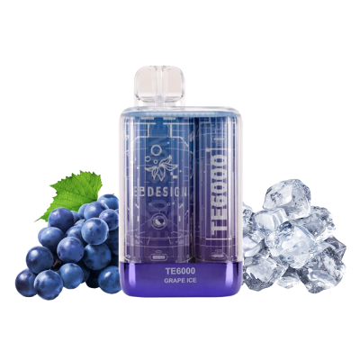 Elf Bar TE6000 Grape Ice (Виноград Лёд) Одноразовый POD