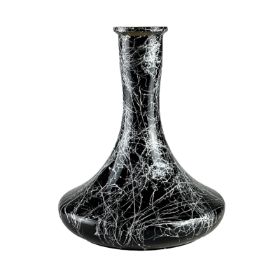 Колба для кальяна Craft Silver Splash (Чёрный, серебристые разводы) 