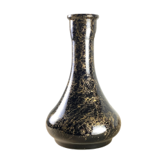 Колба для кальяна Drop Gold Splash (Чёрный, золотистые разводы) 