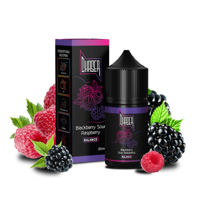 Рідина Chaser Black Blackberry Sour Raspberry Balance (Ожина Кисла Малина, 60 мг, 30 мл)
