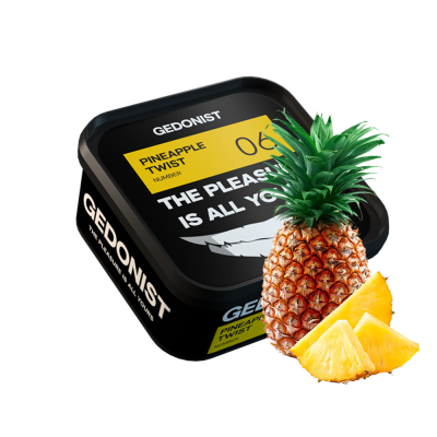Тютюн Gedonist №06 Pineapple twist (Ананас, 200 г)
