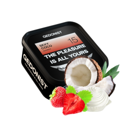 Табак Gedonist №15 Sexy Coco (Кокос Крем Клубника, 200 г)