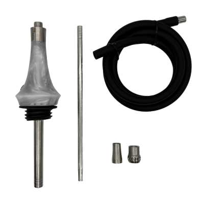 Кальян Totem Hookah Monolit Micra Space Black (Чёрный, полный комплект)