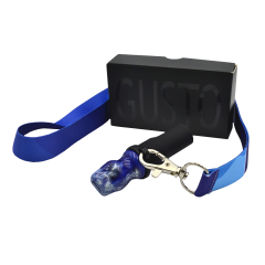 Персональный мундштук из керамики Gusto Blue (Синий)