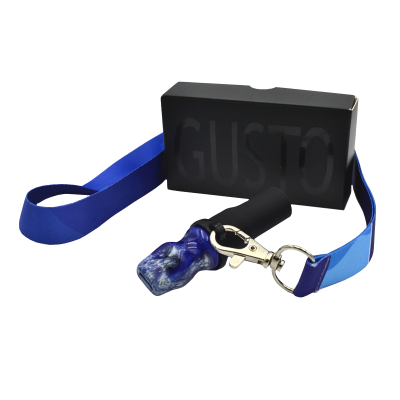 Персональный мундштук из керамики Gusto Blue (Синий)