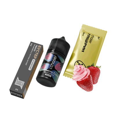 Набір для самозамішування Chaser Lux Strawberry Cream Ultra (Полуниця Вершки, 50 мг, 30 мл)
