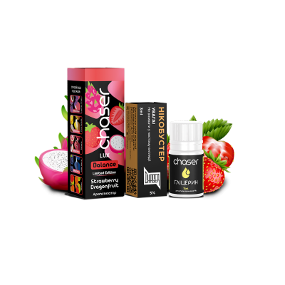 Набор для самозамеса Chaser Lux Strawberry Dragonfruit Limited Ultra (Клубника Драконий Фрукт, 50 мг, 30 мл)