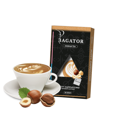 Кальянная чайная смесь Bagator Hookah Tea Nutty Cappuccino (Ореховый капучино, 50 г)
