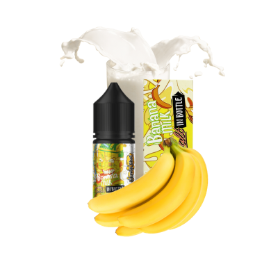 Жидкость In Bottle Salt Banana Milk (Банан Молоко, 30 мг, 30 мл)