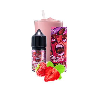 Рідина In Bottle Salt Strawberry Milkshake (Полуниця Мілкшейк, 50 мг, 30 мл)