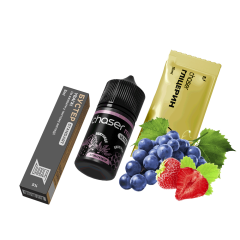 Набор для самозамеса Chaser Mix Strawberry Grape Ultra (Клубника Виноград, 50 мг, 30 мл)