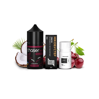 Набор для самозамеса Chaser Mix Cherry Coconut (Вишня Кокос, 50 мг, 30 мл)