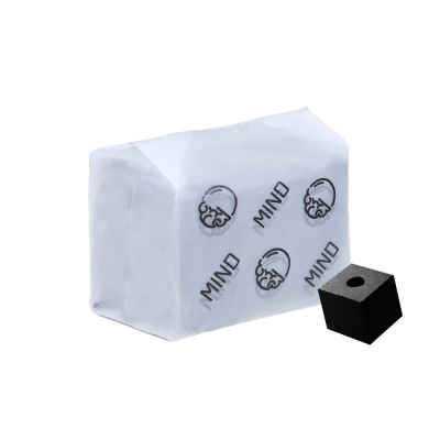 Ореховый уголь для кальяна Mind Air Gap (0,5 кг, 36 шт, р25, без коробки)