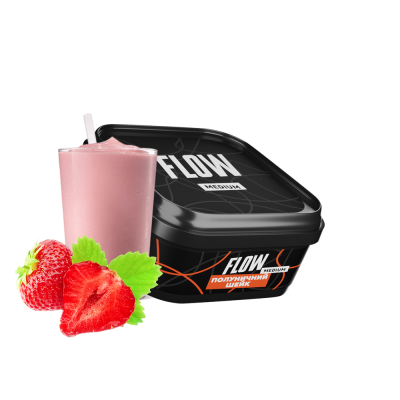 Табак Flow Клубничный шейк (250 г)