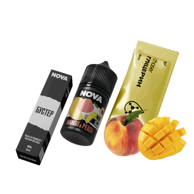 Набор для самозамеса Chaser Nova Mango&Peach (Манго Персик, 50 мг, 30 мл)