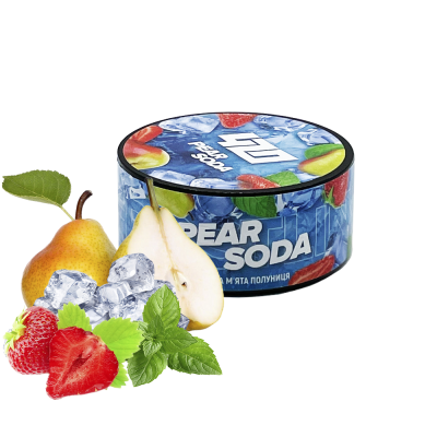 Табак 420 Frost Line Pear soda (Груша Мята Клубника Лёд, 100 г)