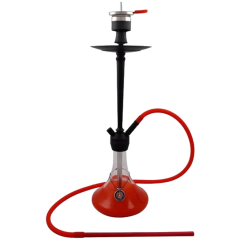 Кальян AMY Deluxe 066.01 RD (чёрный, полный комплект)