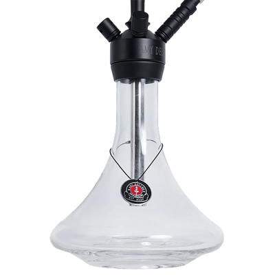 Кальян AMY Deluxe 066.01 RD (чёрный, полный комплект)