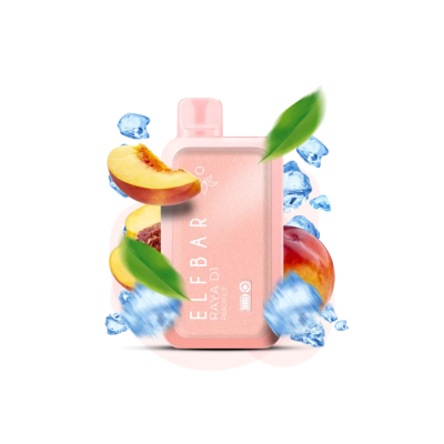 Elf Bar Raya D1 13000 Peach Ice (Персик Лёд) Одноразовый POD