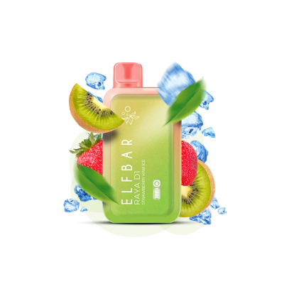 Elf Bar Raya D1 13000 Strawberry Kiwi Ice (Клубника Киви Лёд) Одноразовый POD