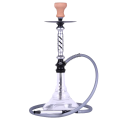 Кальян Yahya Spiral Silver (металлик, полный комплект)
