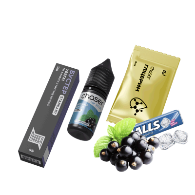 Набір для самозамішування Chaser Blackcurrant Menthol Ultra (Смородина Ментол, 50 мг, 10 мл)