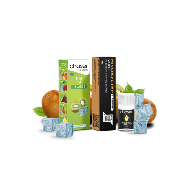 Набір для самозамішування Chaser Kiwi Ice Ultra (Ківі, 50 мг, 10 мл)