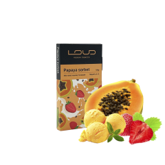 Табак Loud Papaya sorbet (Папайя сорбет, 100 г)