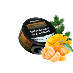 Табак Gedonist №24 Needles in Tropics (Манго Мандарин Хвоя, 100 г)