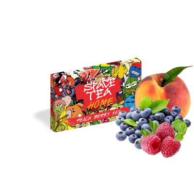 Кальянная чайная смесь Space Tea Home Peach Berry Sky (Пич Берри Скай, 40 г)