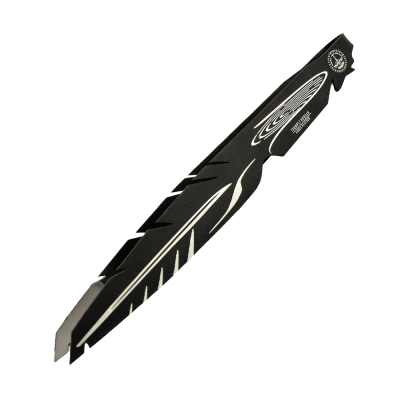 Щипці для кальяну Trumpet Angel Feather (Чорний)